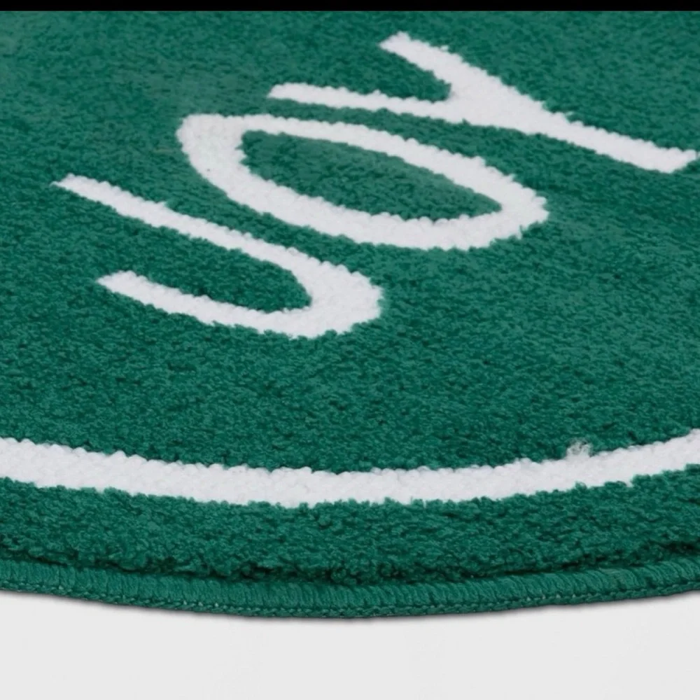 Wondershop Green and White Bath Mat